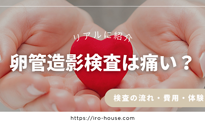 卵管造影検査のイメージ図